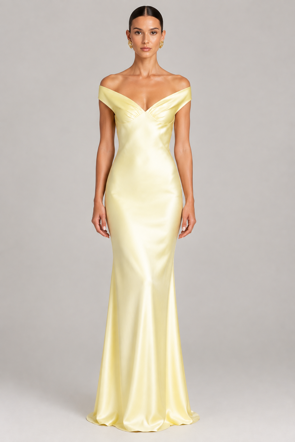 Gold Silk Dress